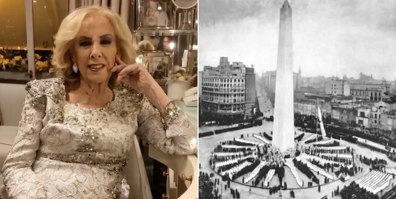 Mirtha Legrand recordó la inauguración del Obelisco en su 90° aniversario: “Yo estuve ahí”