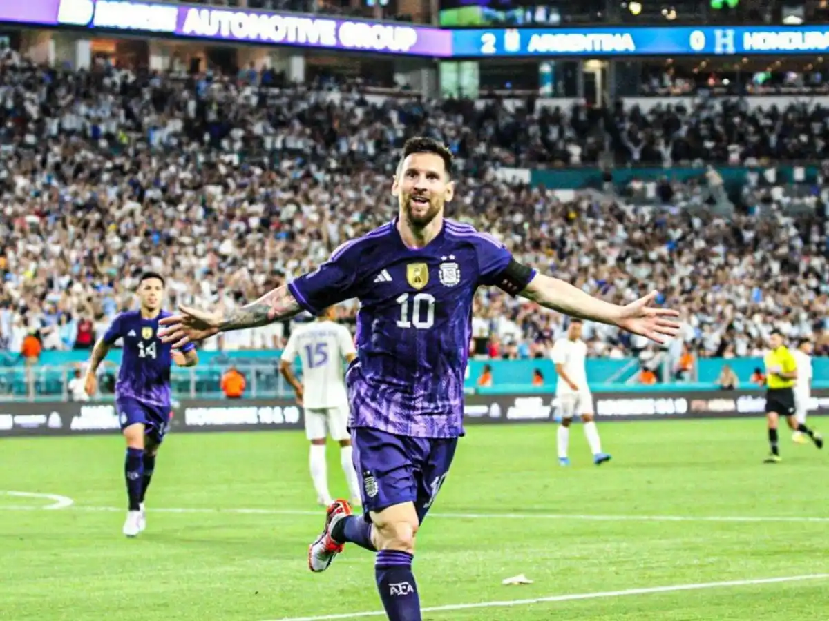 Argentina aplastó a Honduras en el primer amistoso previo al Mundial de Qatar 2022