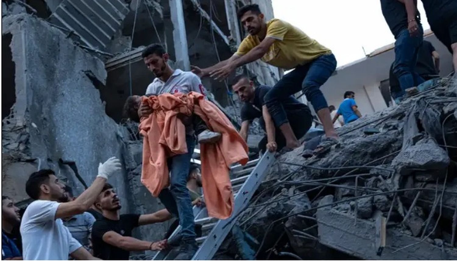 Confirman más de 1.200 muertos en Israel y 1.055 en Gaza