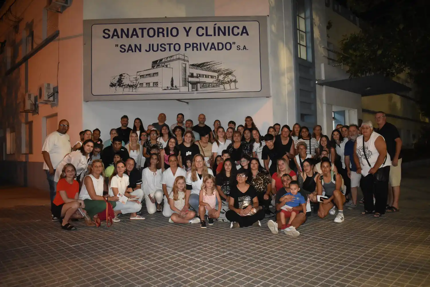 inauguración en el Sanatorio San Justo