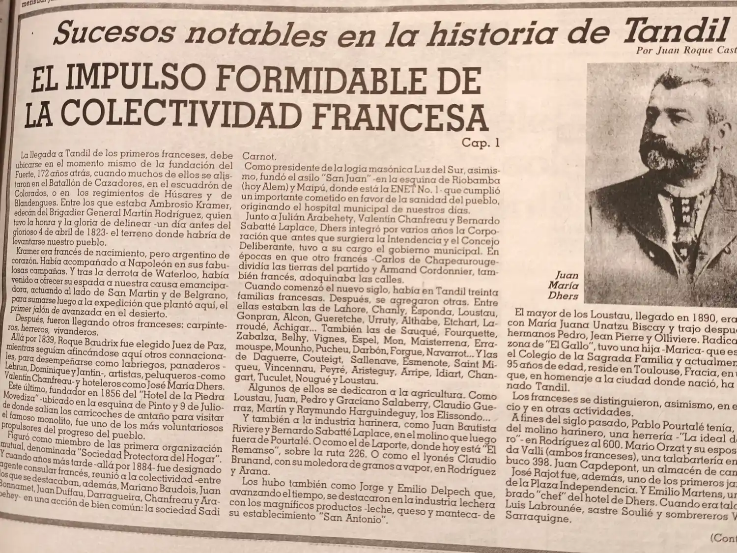 El impulso formidable de la colectividad francesa - Cap. 1