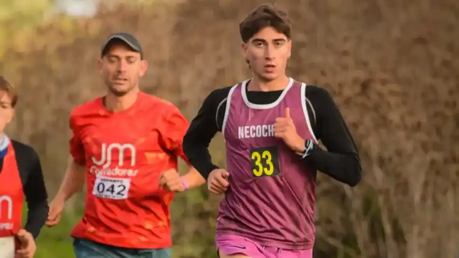 Santino Marchetti, de gran presencia en el cross country marplatense