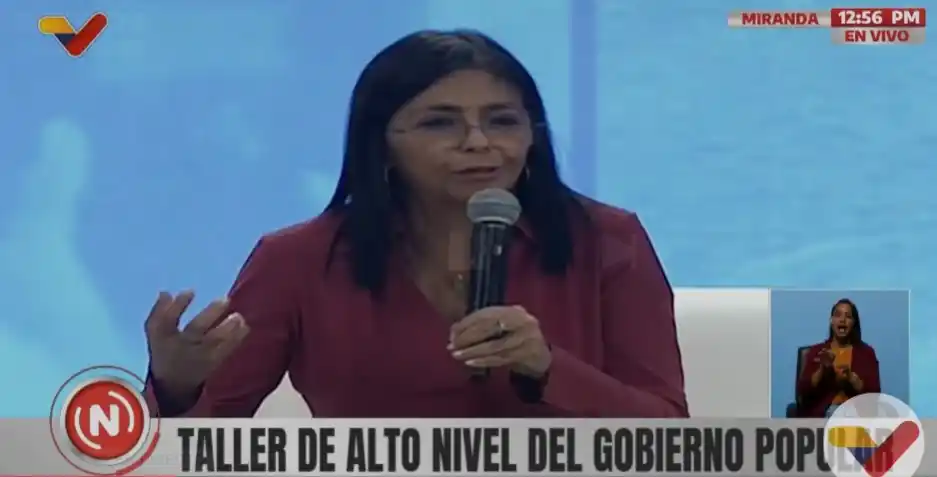 ATENCIÓN MARÍA CORINA Y LOS ASILADOS: los que atenten contra el gentilicio no son venezolanos, advierte la vicepresidenta (+Detalles)