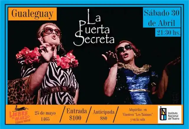 “La Puerta Secreta” se presentará en la “Liebre”
