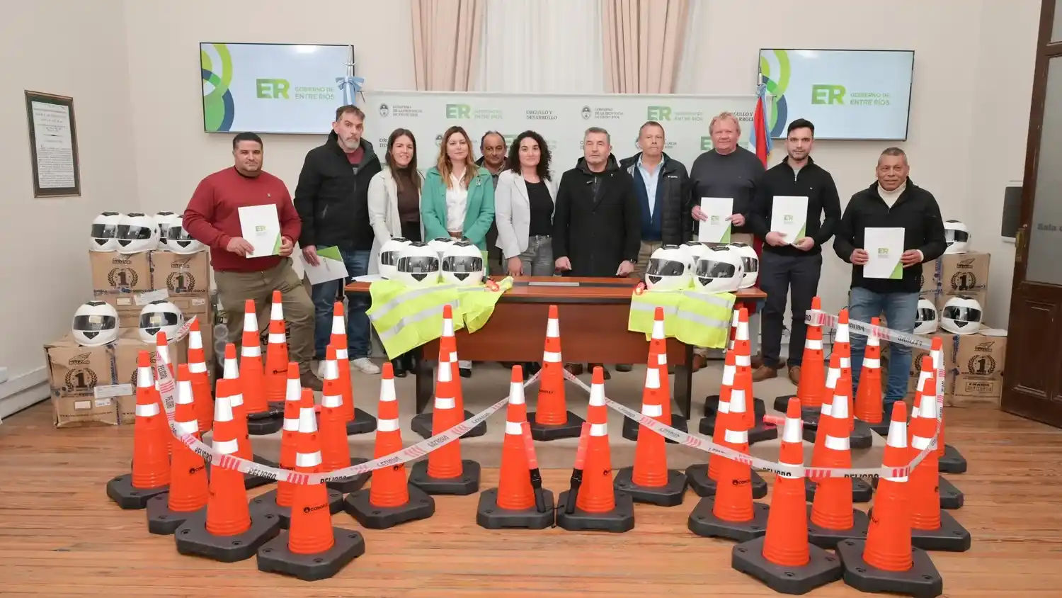 Destinan herramientas de prevención vial a municipios y comunas de Entre Ríos