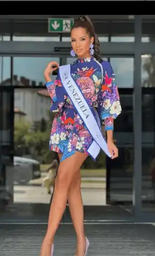 Ismelys Velásquez en sus actividades en Polonia. Foto Instagram