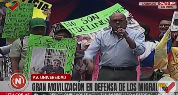 Jorge Rodríguez hará hasta lo imposible para rescatar a los venezolanos “SECUESTRADOS POR LOS BÁRBAROS” (+Videos)