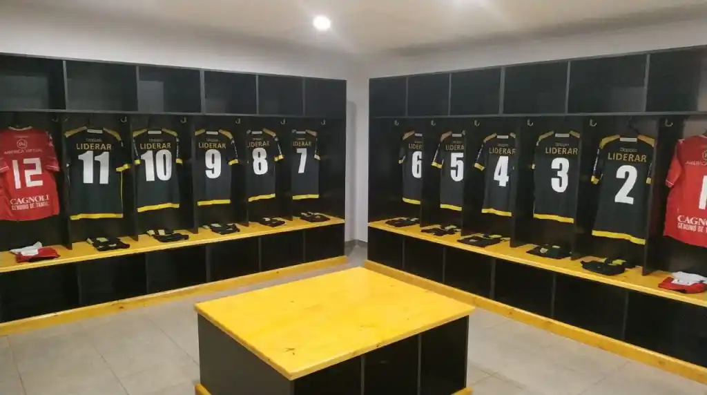Santamarina tiene todo listo para la inauguración de sus vestuarios