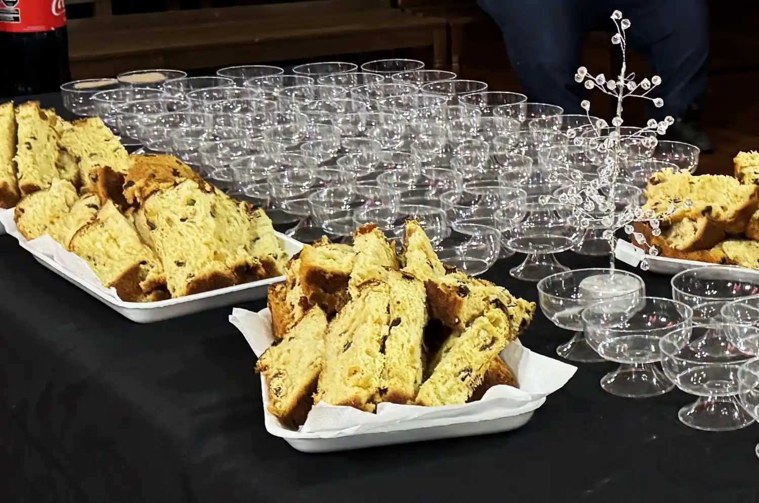 La mesa navideña, ¿afuera o adentro?