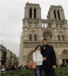 Crisol Carabal y su esposo, el mago Sandro. Foto Instagram