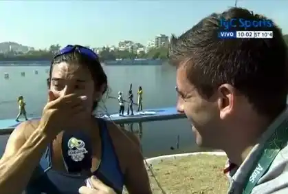 Río 2016: La emoción de Ameghino por llegar a semifinales de canotaje