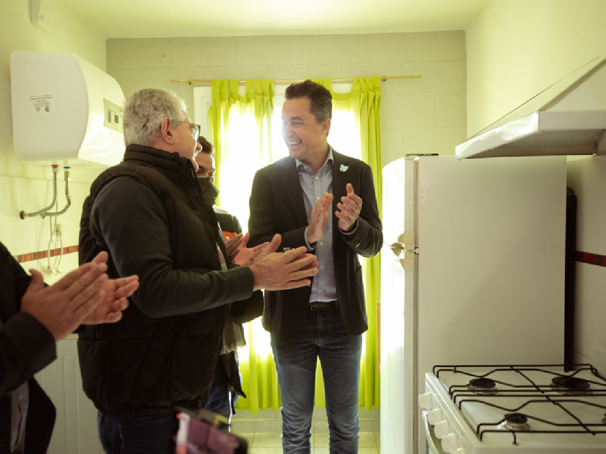 Marull habilitó la red domiciliaria de gas natural 