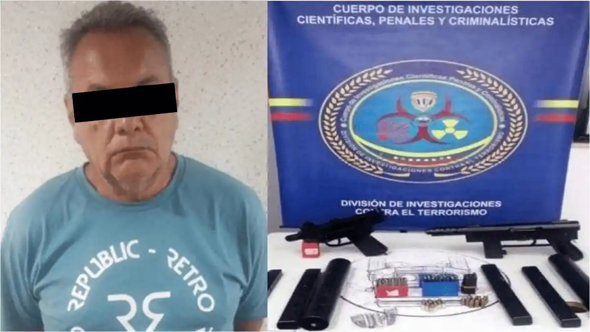 FABRICABA ARMAS EN SU CASA y pensó que no lo iban a atrapar