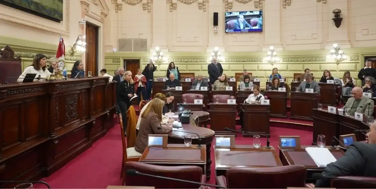 Cámara de Diputados de Santa Fe este jueves. Crédito: Prensa Legislatura