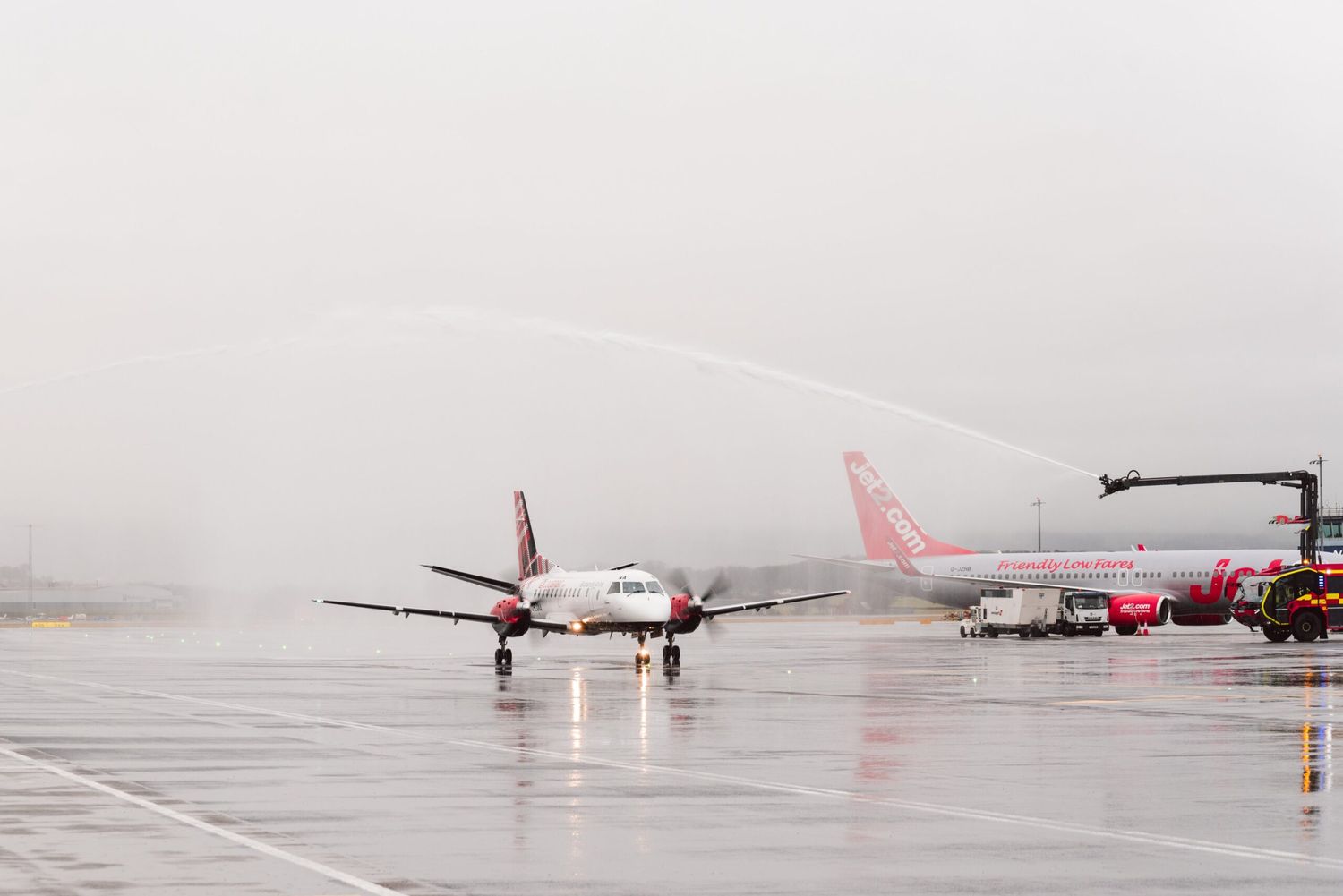 Adiós a un emblema: Loganair retiró su último SAAB 340