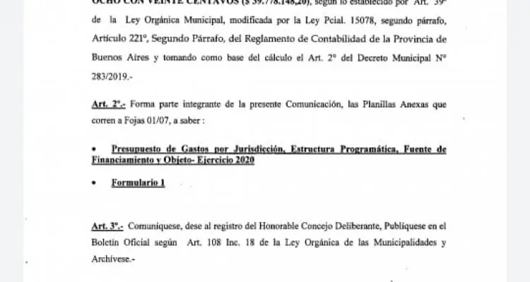 39 MILLONES: Centro de Comercio pedirá que los concejales bajen sus sueldos