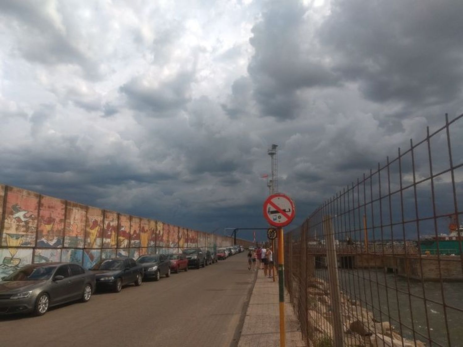 Domingo frío para Mar del Plata
