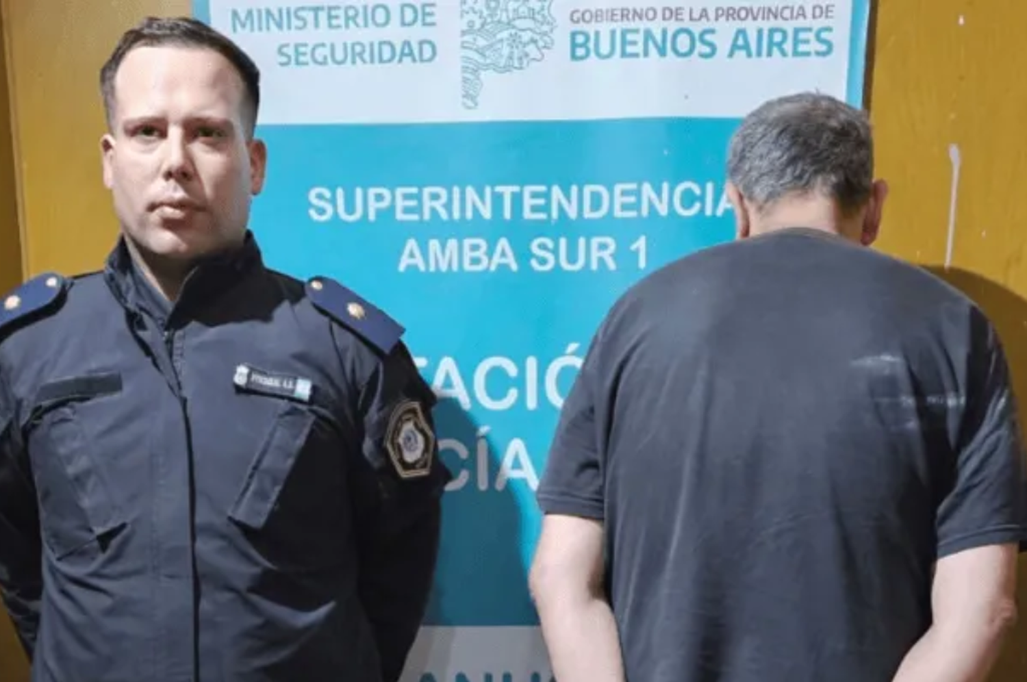 El momento de la detención