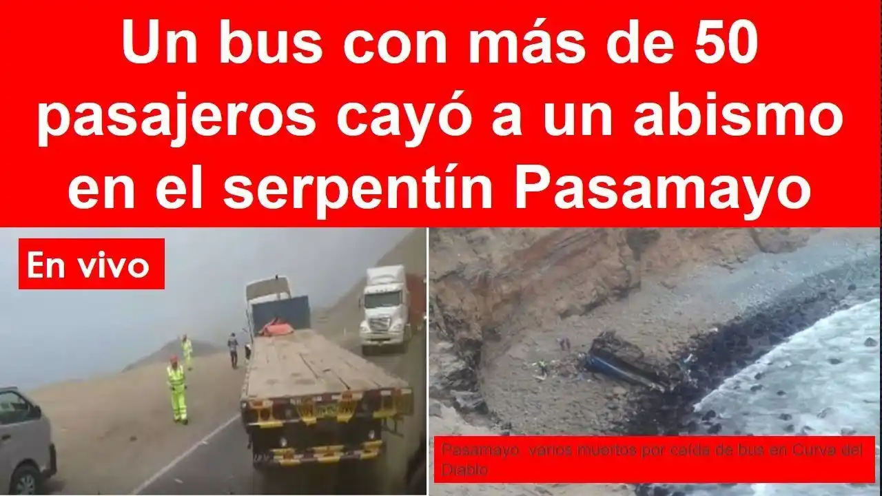 Accidente de autobús en Perú deja varios muertos