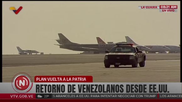 LLEGA a VENEZUELA nuevo grupo de 191 migrantes procedentes de EE. UU.
