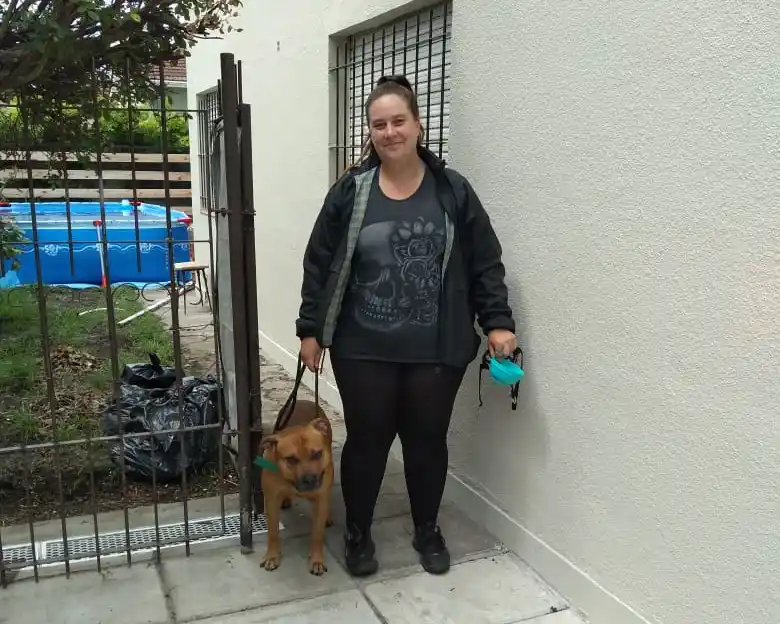 La educadora de perros
