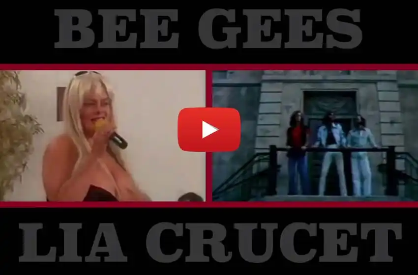 Dupla explosiva: Lía Crucet y Bee Gees, juntos