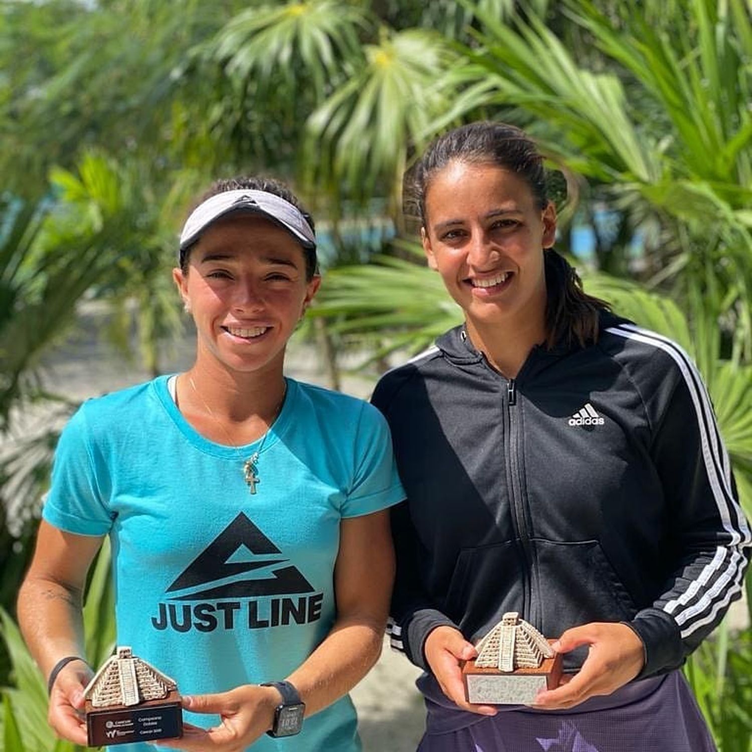 Lourdes Carlé, campeona  en el dobles de Cancún