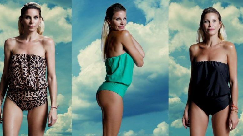 Llega "Xyrus" a Mar del Plata, trajes de baño para cuerpos reales