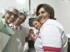 "La vida puja y ahí estamos, la vida no espera, la guardia no espera... La espera es de la partera."