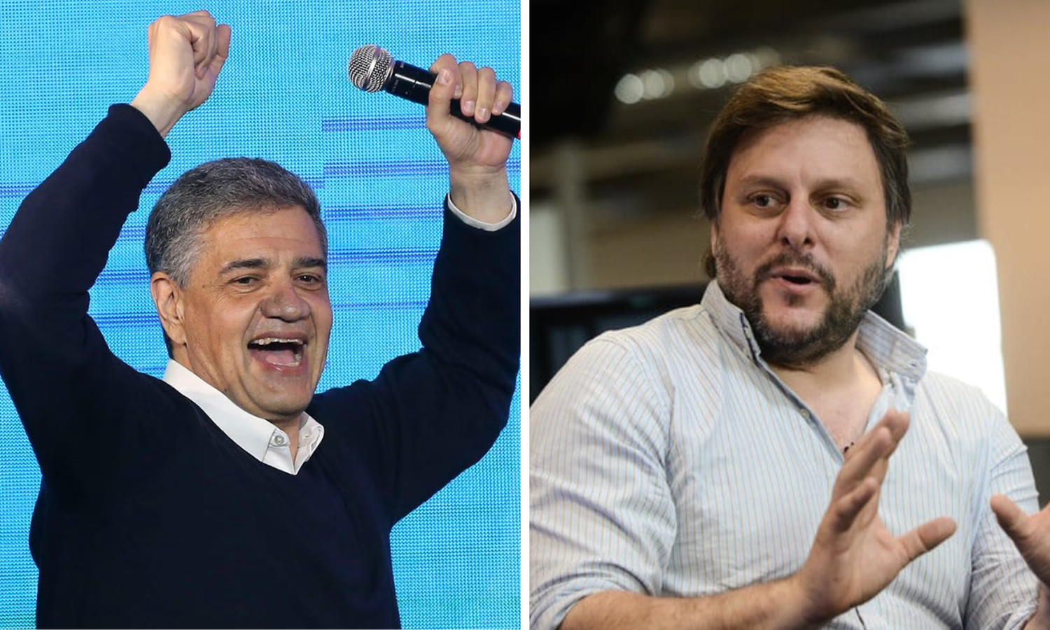 Jorge Macri y Leandro Santoro