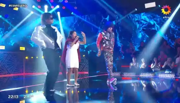 Una participante sorprendió al jurado de “Es mi sueño” y puso a bailar a Joaquín Levinton y a la Mona Jiménez