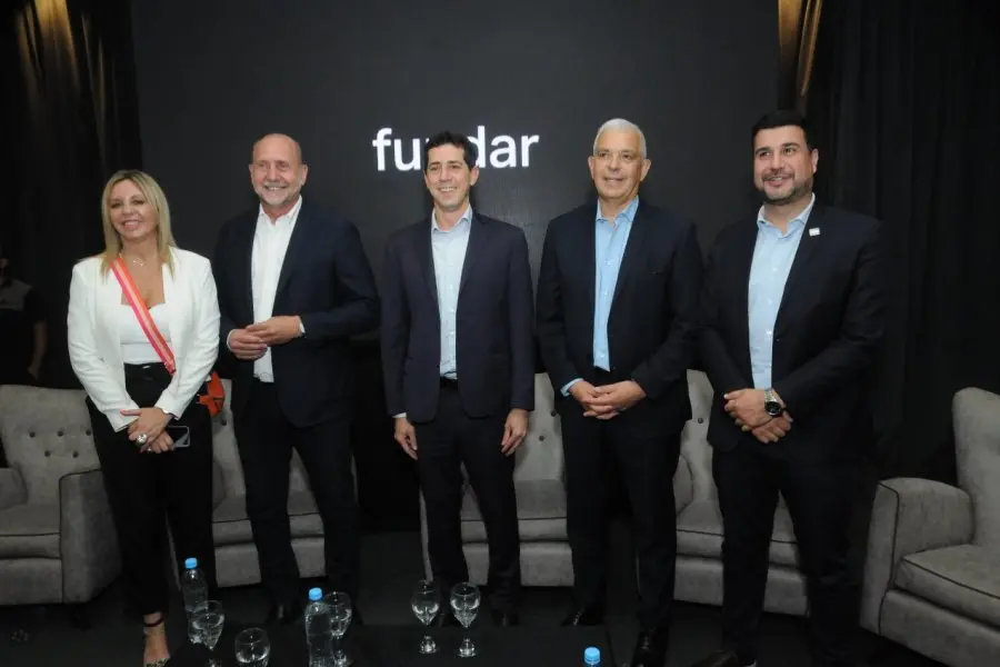 Marcos Cleri con Wado de Pedro en Rosario y San Lorenzo