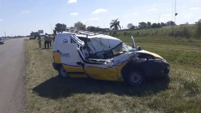 Un joven de Urdinarrain salvó su vida de milagro tras un violento choque