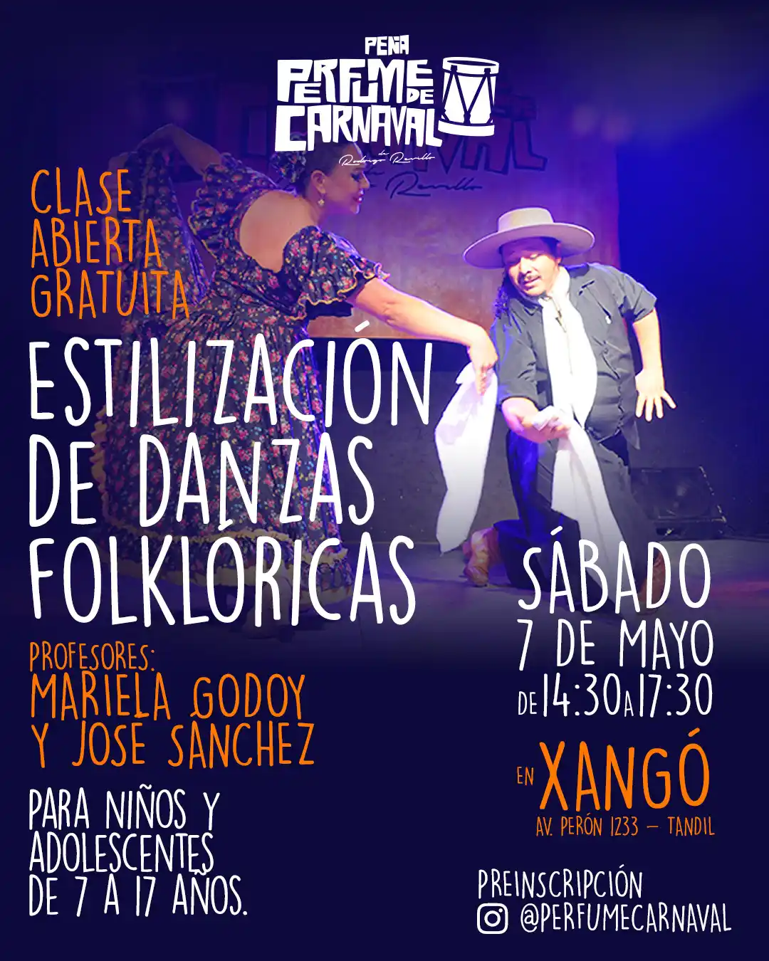Clase abierta y gratuita de estilización folklórica