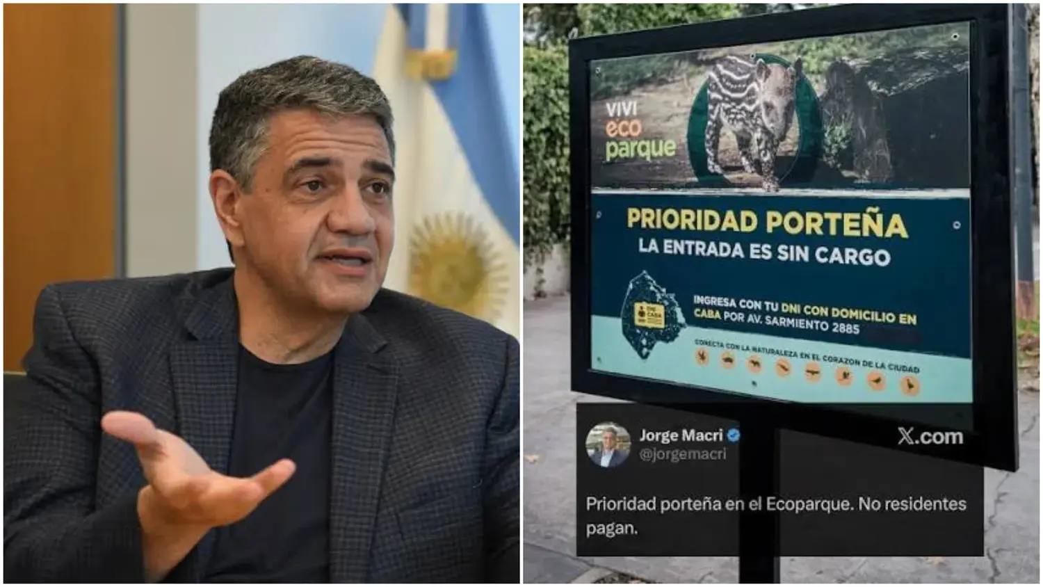 Jorge Macri profundiza la "prioridad porteña" y reaviva su pelea con la Provincia: ahora fue por el Ecoparque