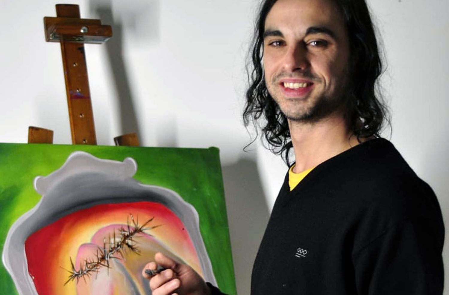 Habló el artista que quiso montar un pene en Peatonal Córdoba: “Sería mucho más fácil hacer una vagina y pintarla de rosa”