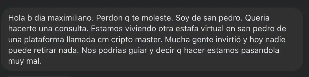 Ayuda a Maxi Firtman