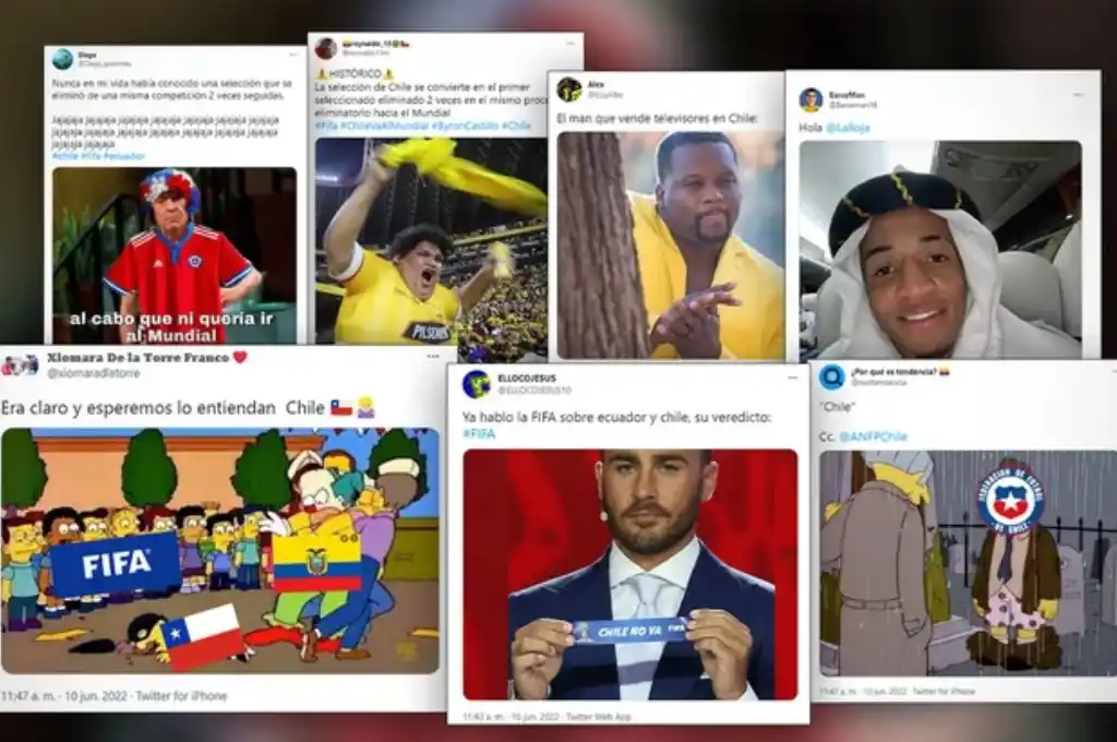 El fallo de la FIFA contra Chile desató una catarata de memes