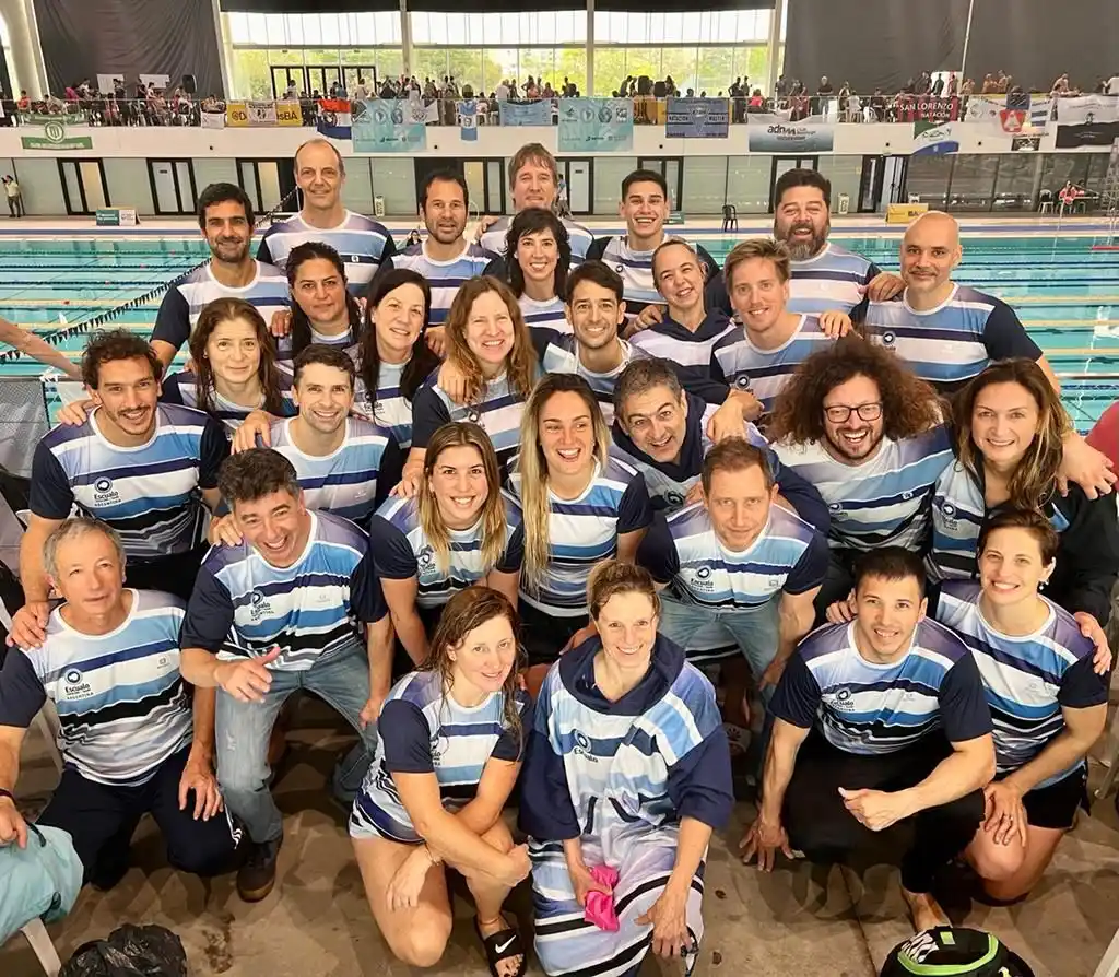 La delegación de Escualo que compitió en CABA.