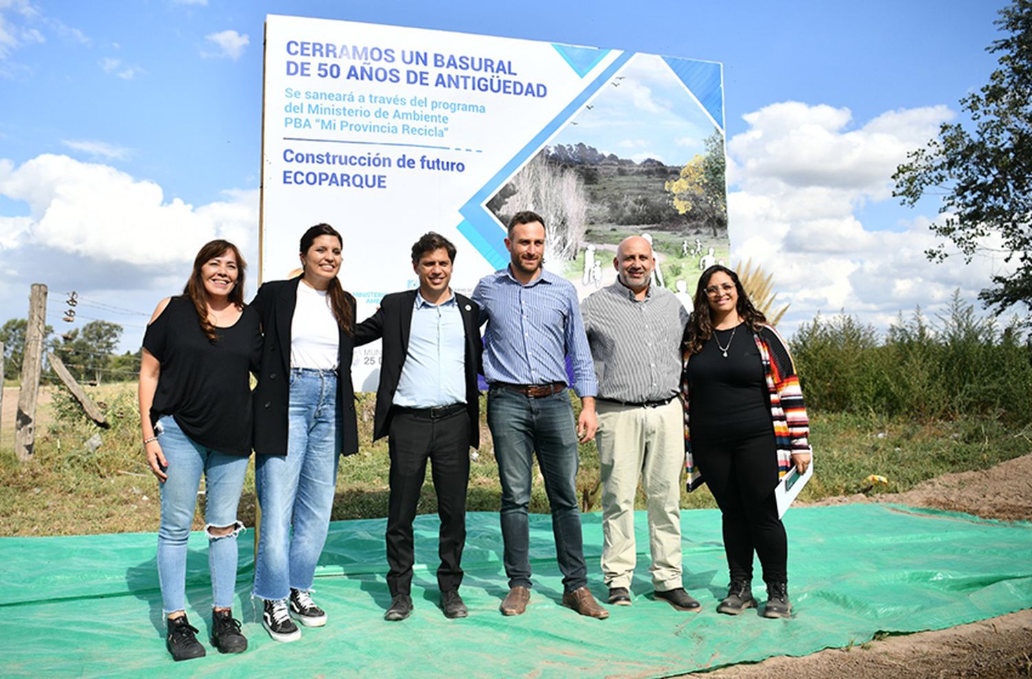 Kicillof anunció el cierre de un basural a cielo abierto