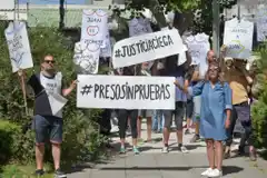 En la sede judicial, allegados a Juan Rosso clamaron su inocencia y pidieron su libertad 