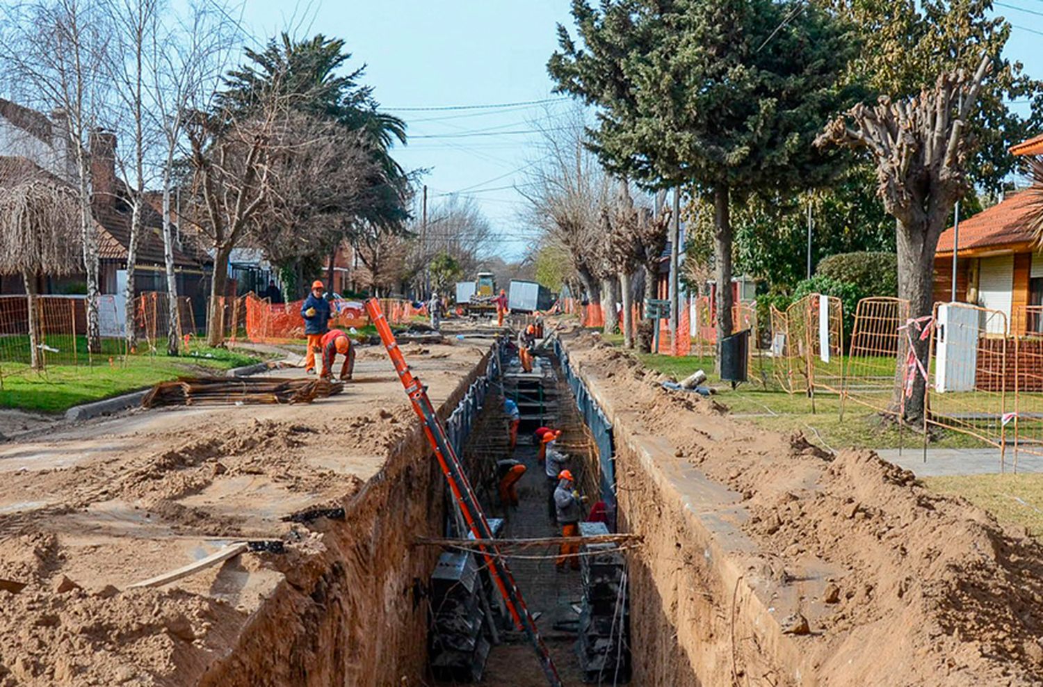 En febrero comienza el tramo final de los Desagües Pluviales Colector Marcos Sastre