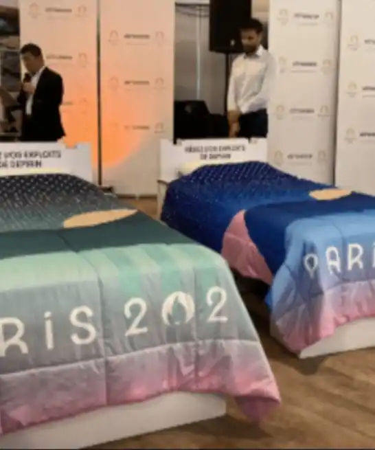 Camas 'Anti-Sexo' ya se instalaron en la Villa Olímpica de París 2024