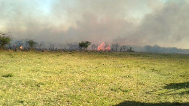 Villaguay: gran incendio en una estancia