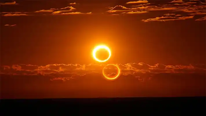 El primer eclipse solar anular: Así se vio el anillo de fuego