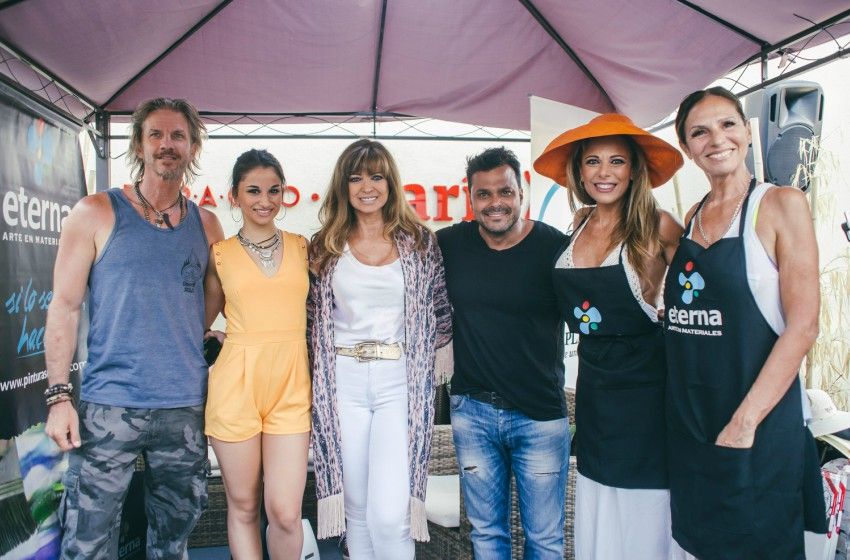 Artistas le pusieron color a Espacio Clarín