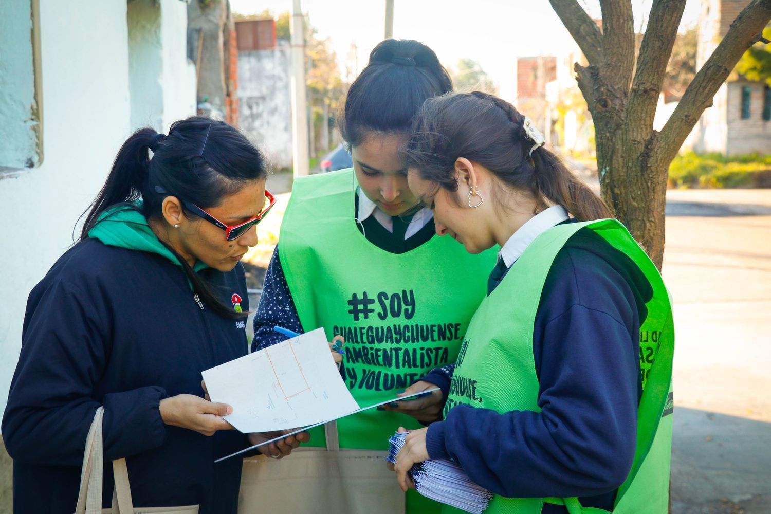 Continúan las visitas domiciliarias de la campaña para separar desechos