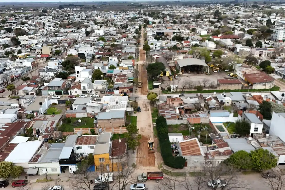 Plan 150 cuadras: Avanza la pavimentación en el Cuadrante 2 y las tareas están centradas en las calles Virreynato y Angelelli