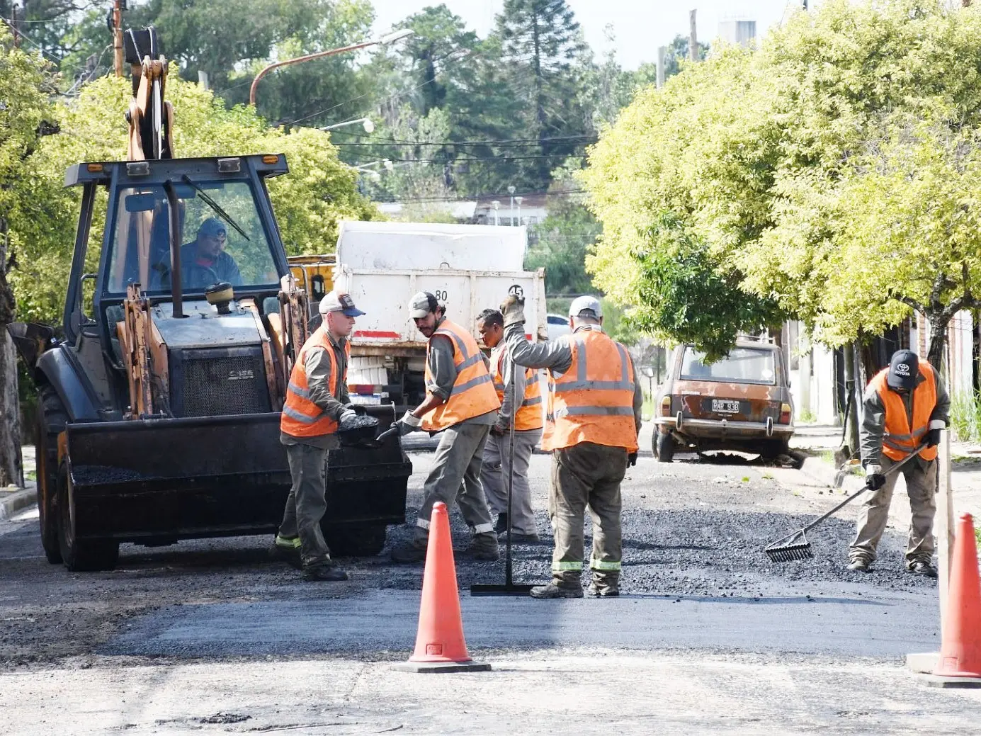 Programa de arreglo y bacheo de calles