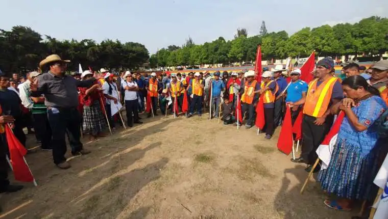 Marcharon en Guatemala contra la corrupción y la persecución